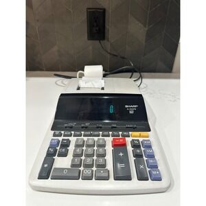 Sharp EL-2630PIII Electronic Calculator with Printer and Display Works